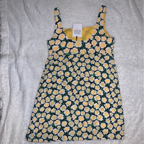 DVF Target 90s Shift Poppy Yellow Mini Dress - Picture 7 of 13